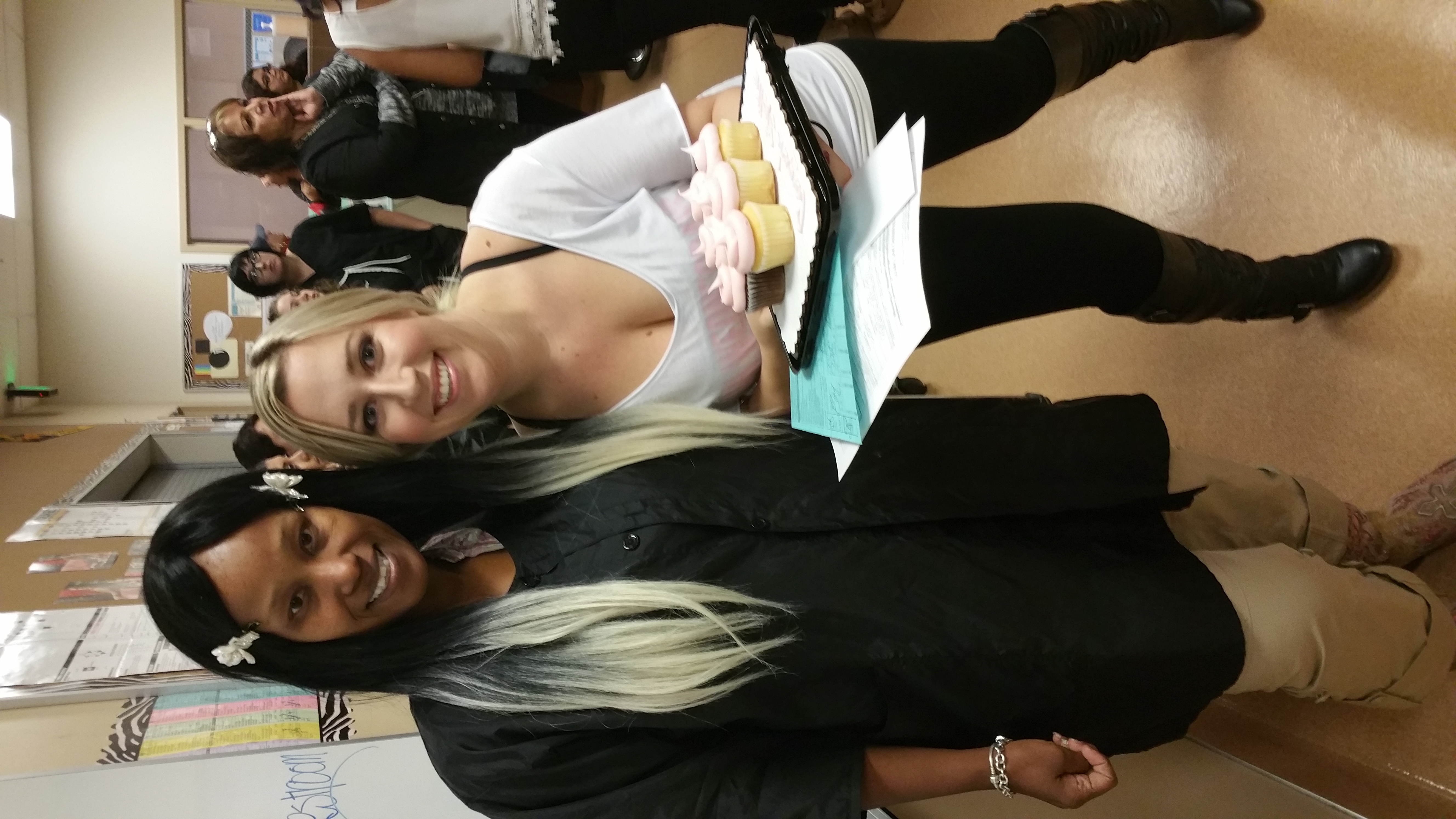 Student cosmetology work